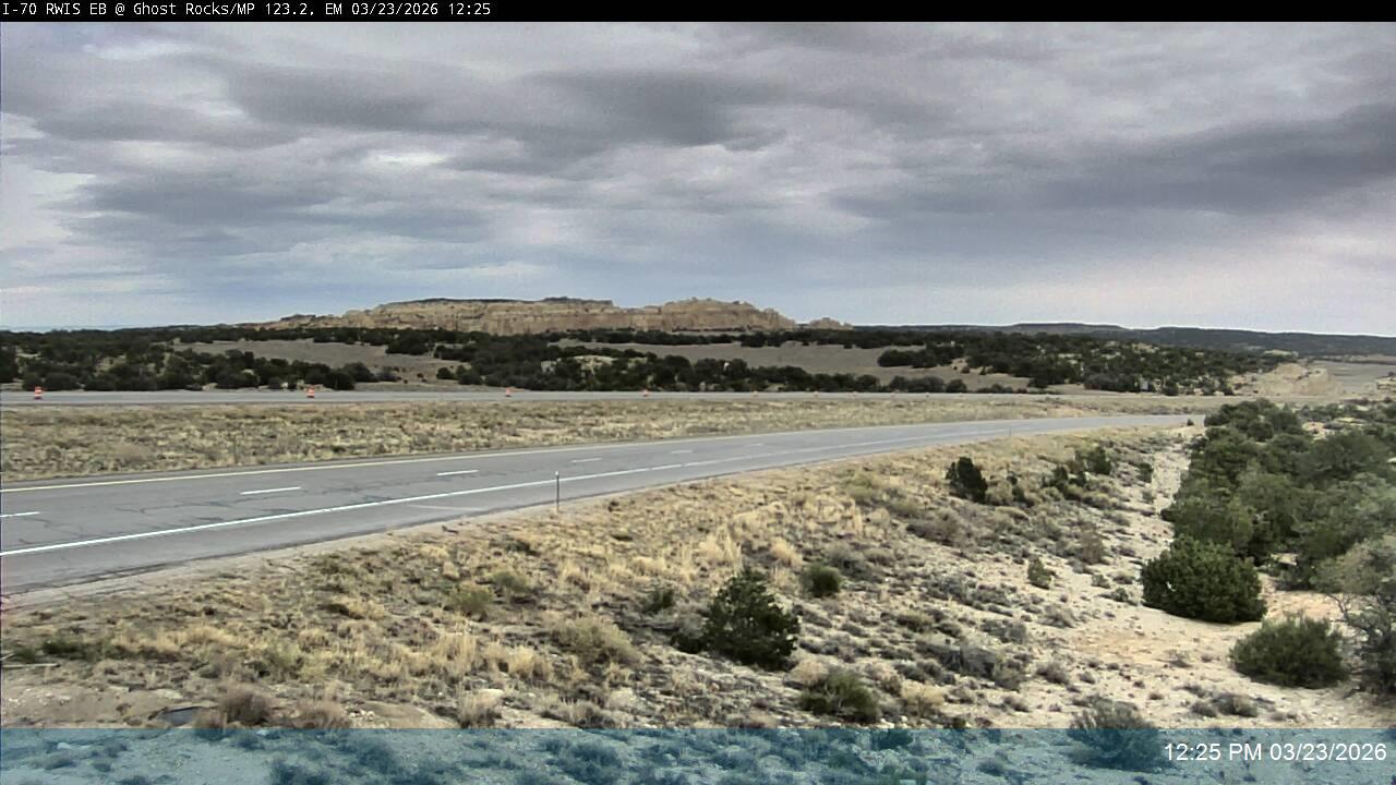 I-70 RWIS EB @ Ghost Rocks / MP 123.11, EM live webcam