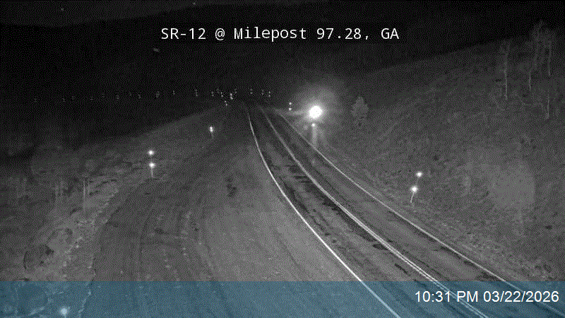 SR-12 @ Milepost 97.28, GA live webcam