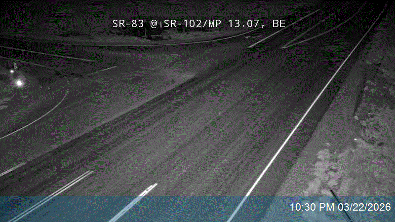 SR-83 @ SR-102 / MP 13.07, BE live webcam
