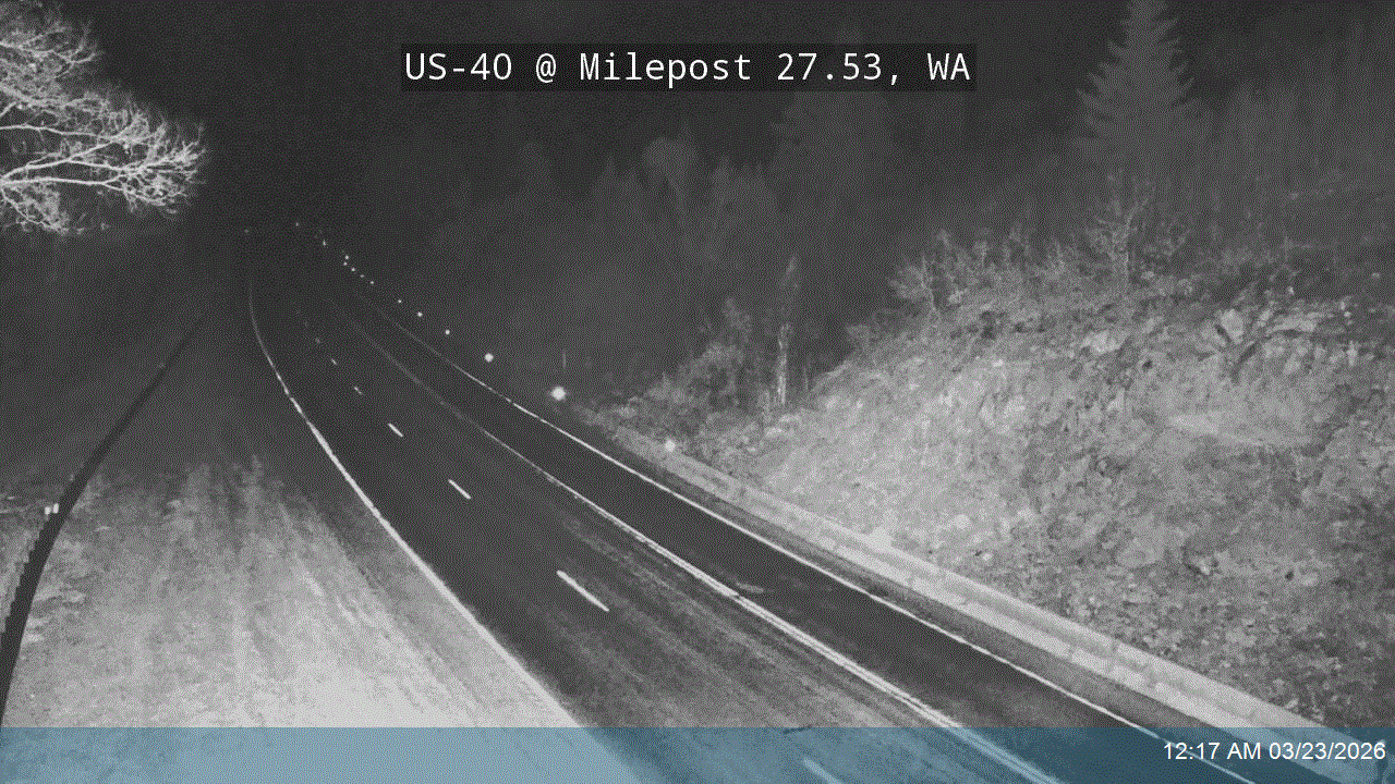 US-40 @ Milepost 27.53, WA live webcam