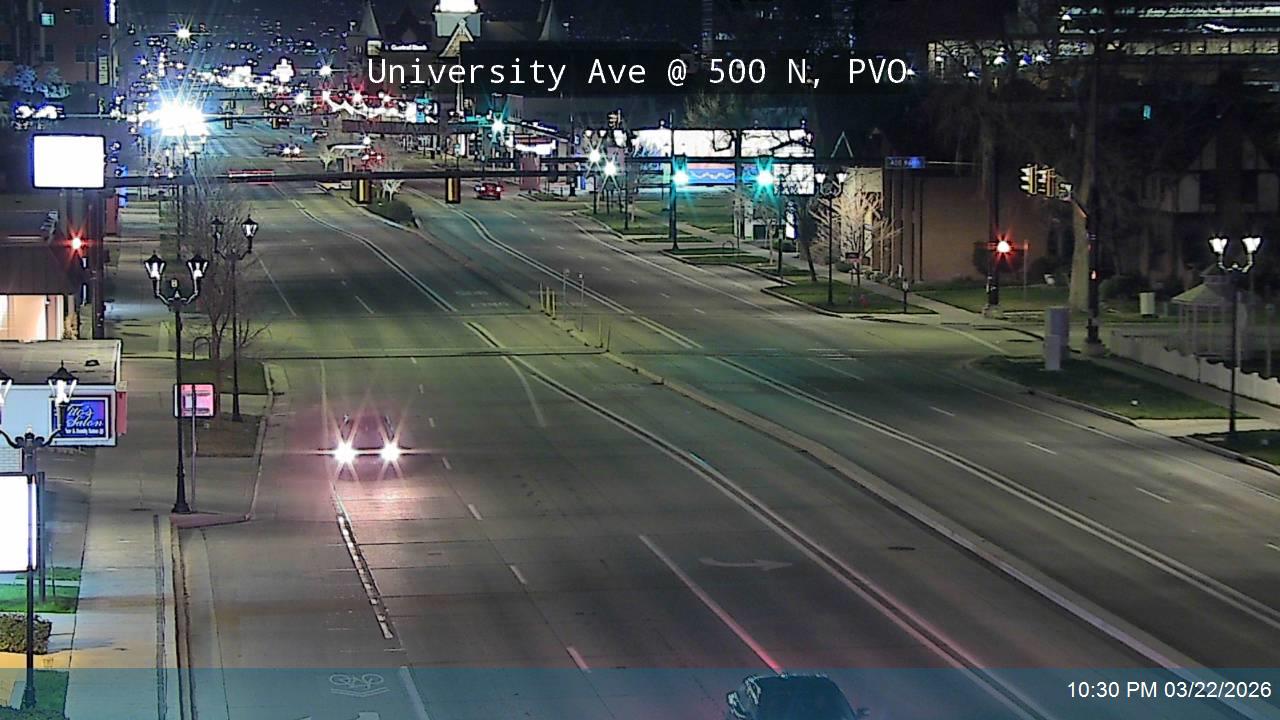 University Ave / US-189 @ 500 N, PVO live webcam