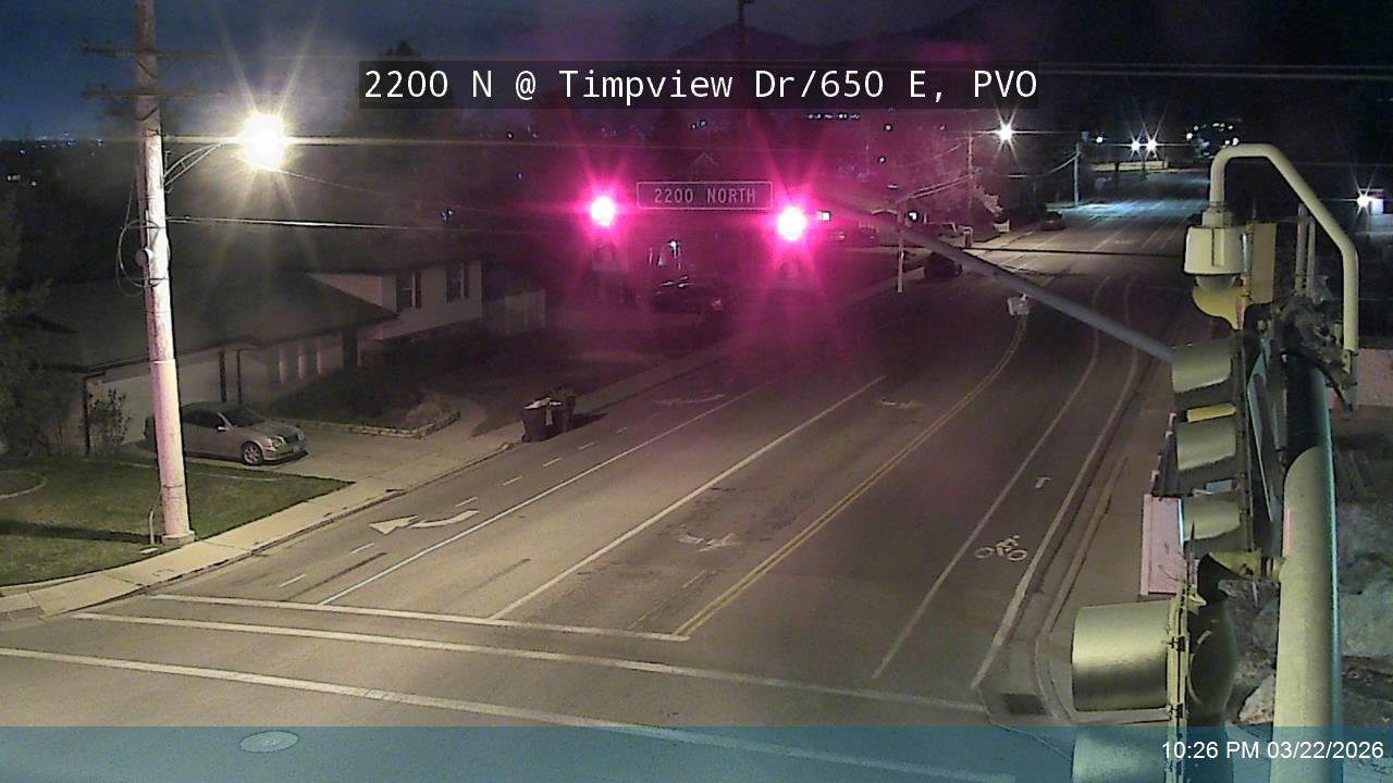 2200 N @ Timpview Dr / 650 E, PVO live webcam