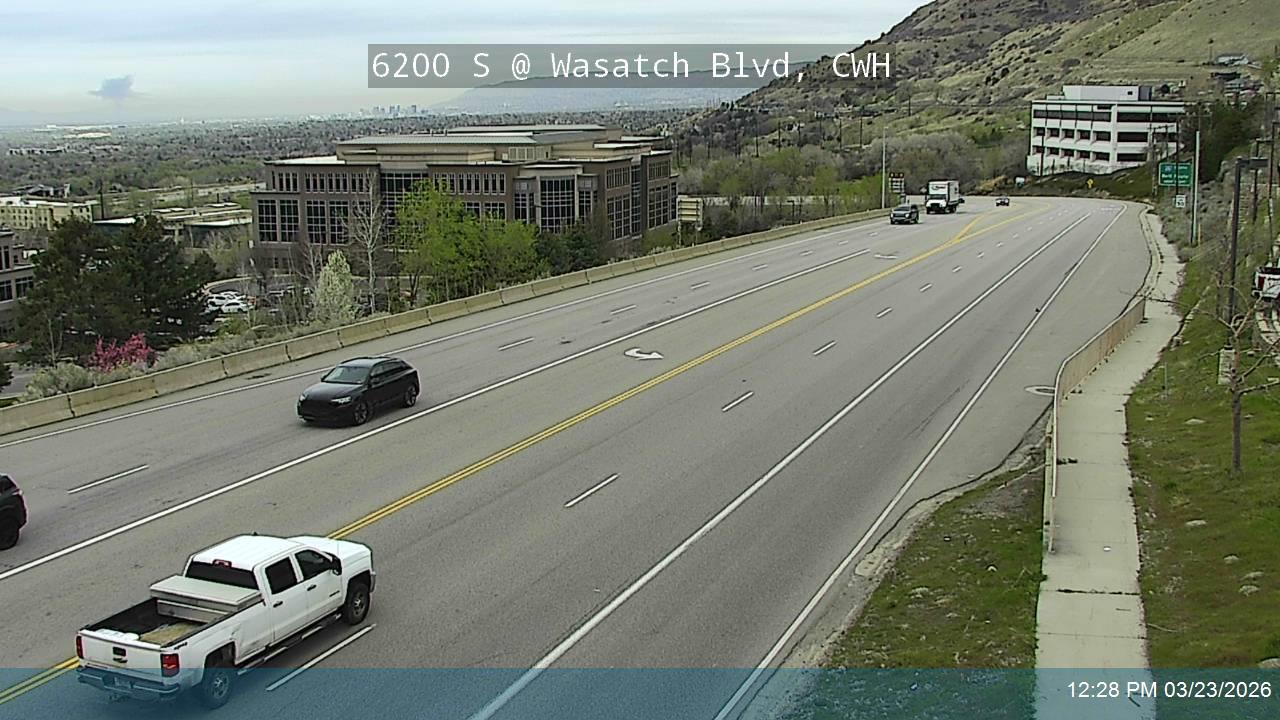6200 S / Wasatch Blvd / SR-190 @ Wasatch Blvd / Millrock Dr, CWH live webcam