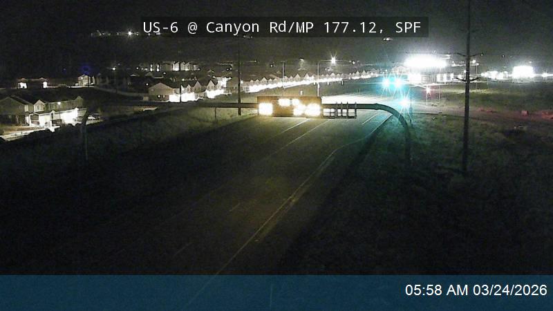 US-6 @ Canyon Rd / SR-198 / MP 177.12, SPF live webcam