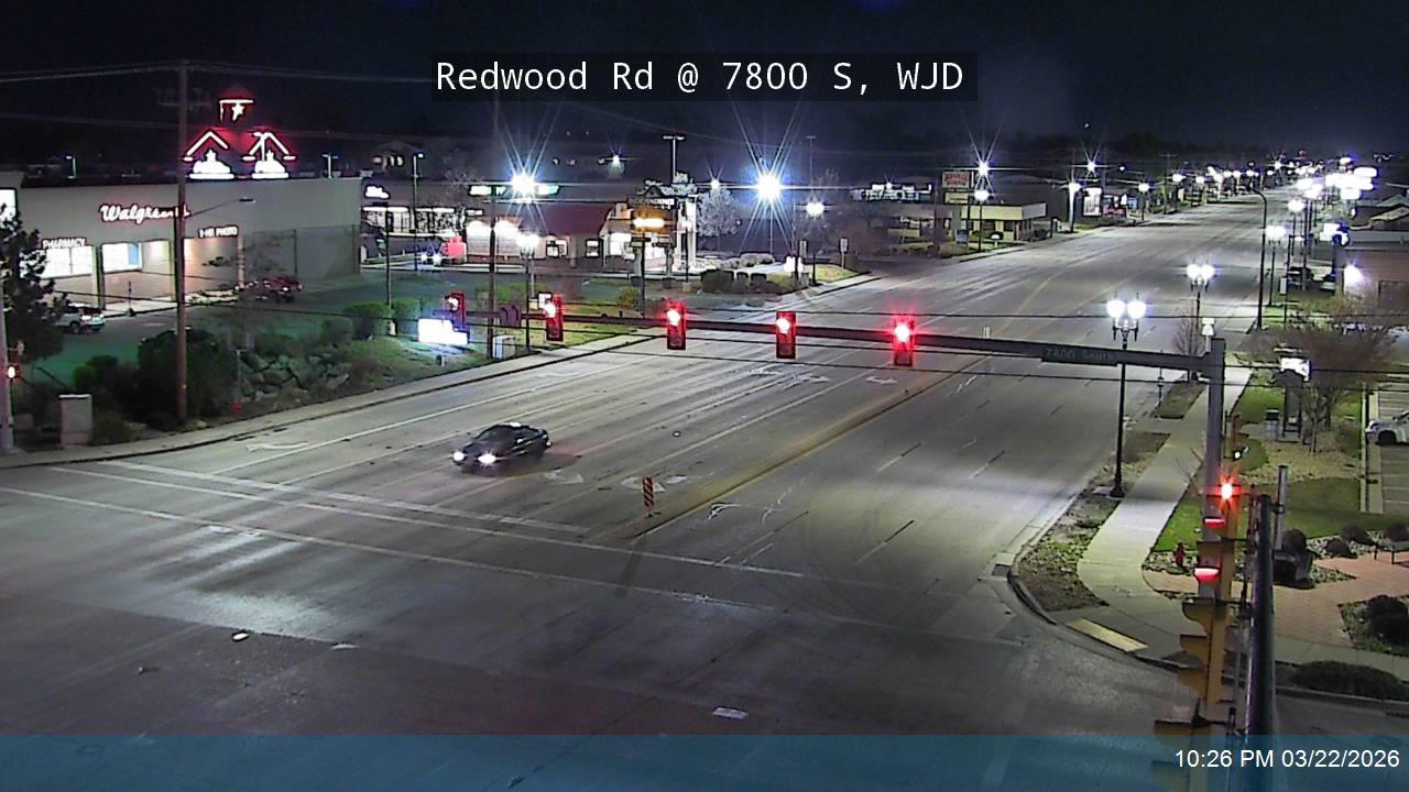 Redwood Rd / SR-68 @ 7800 S / SR-48, WJD live webcam