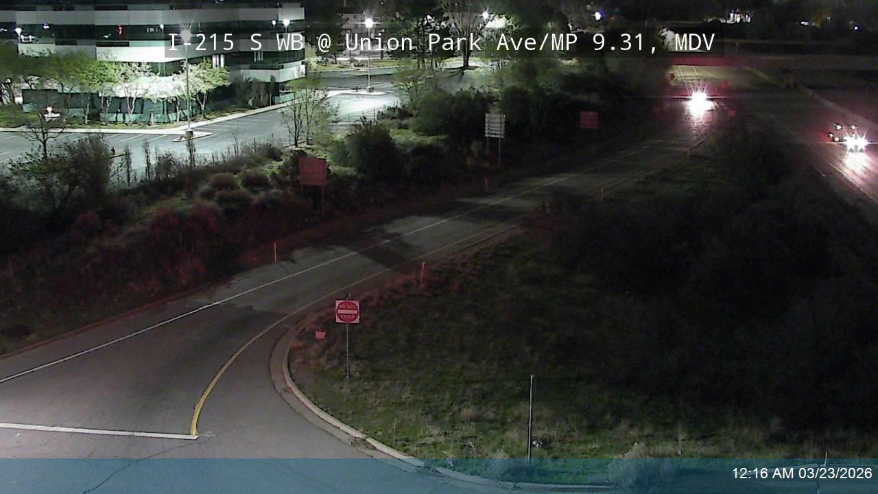 I-215 S WB @ Union Park Ave / MP 9.31, MUR live webcam