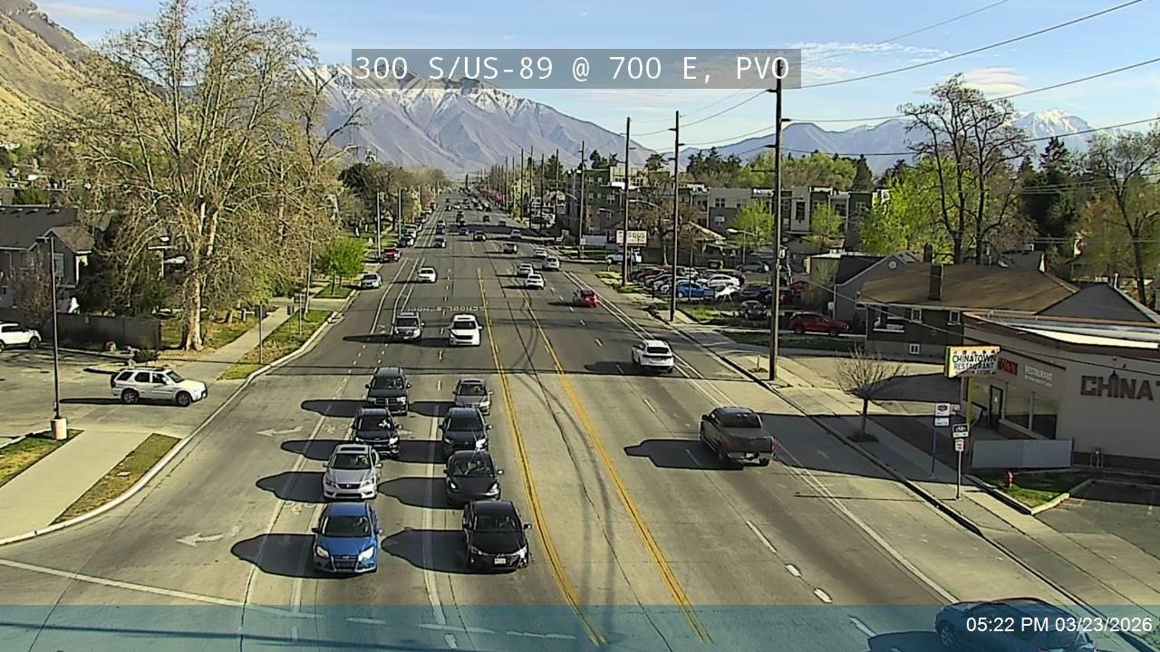 300 S / State St / US-89 @ 700 E, PVO live webcam