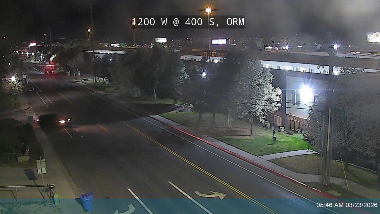 1200 W @ 400 S, ORM live webcam