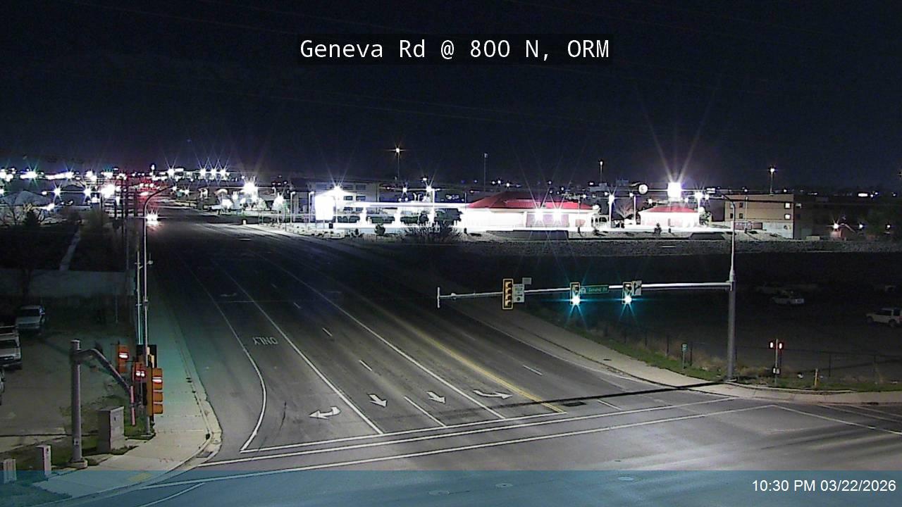 Geneva Rd / SR-114 @ 800 N / SR-52, ORM live webcam