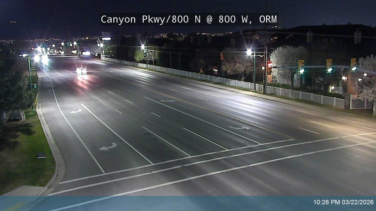 Canyon Pkwy / 800 N / SR-52 @ 800 W, ORM live webcam