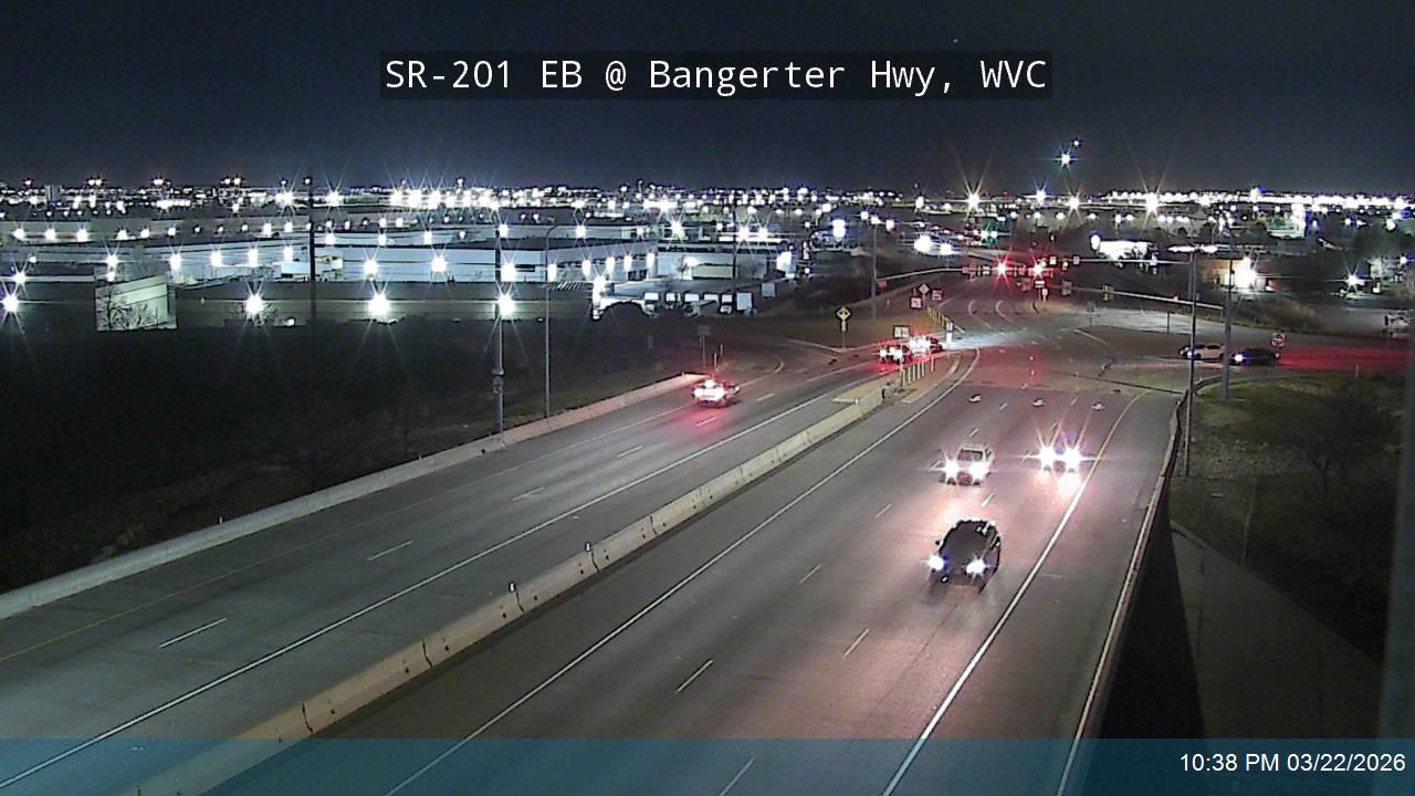 SR-201 EB @ Bangerter Hwy / SR-154 / MP 12.82, WVC live webcam