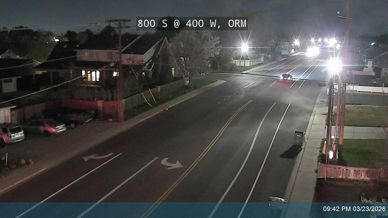 800 S @ 400 W, ORM live webcam