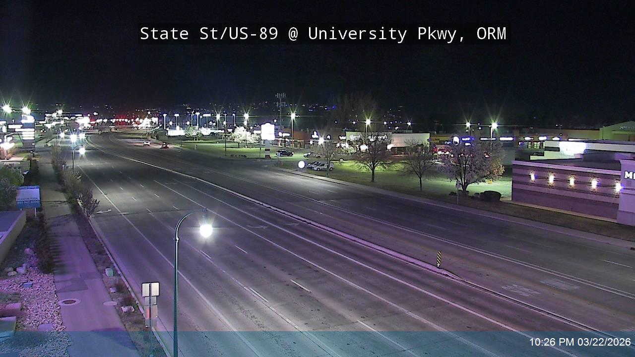 State St / US-89 @ University Pkwy / SR-265, ORM live webcam