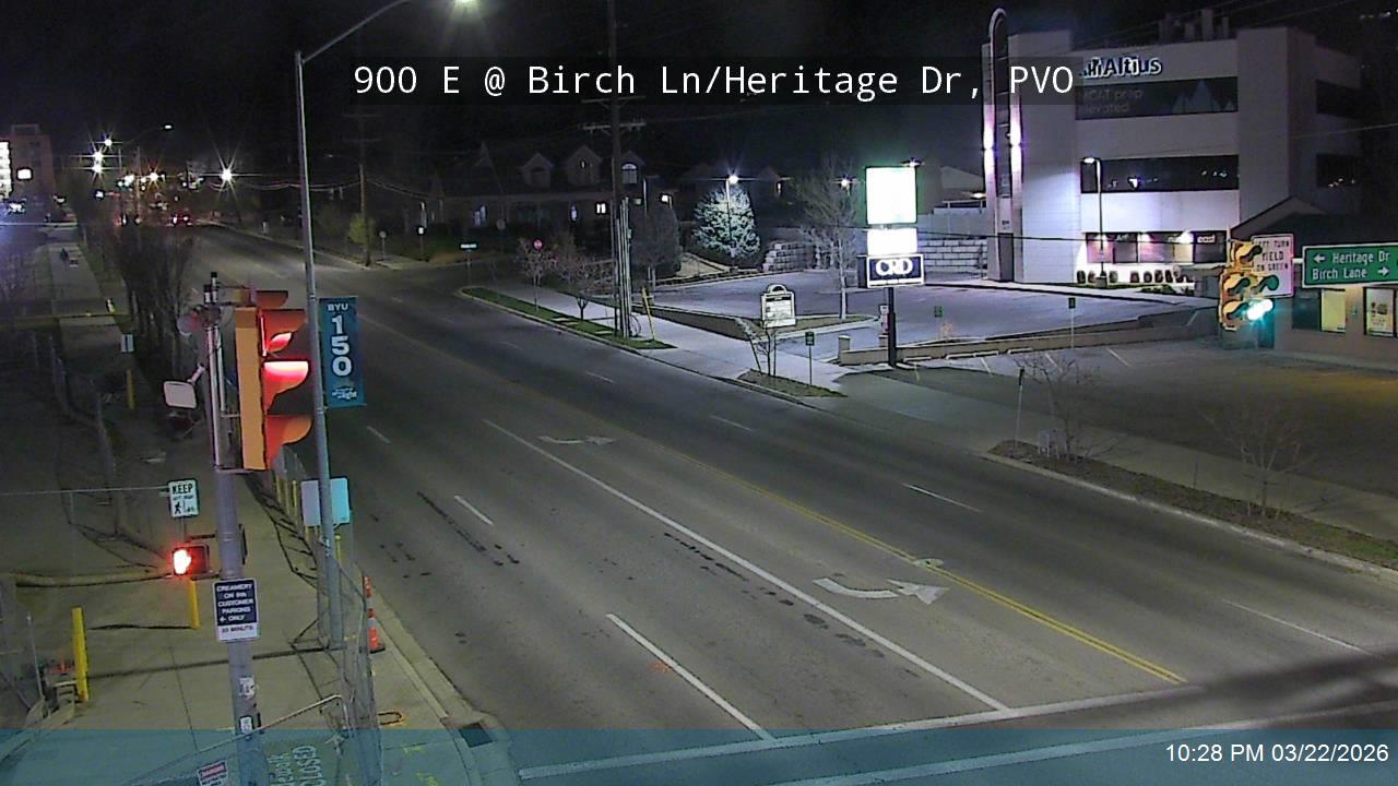 900 E @ Birch Ln / Heritage Dr / 1200 N, PVO live webcam