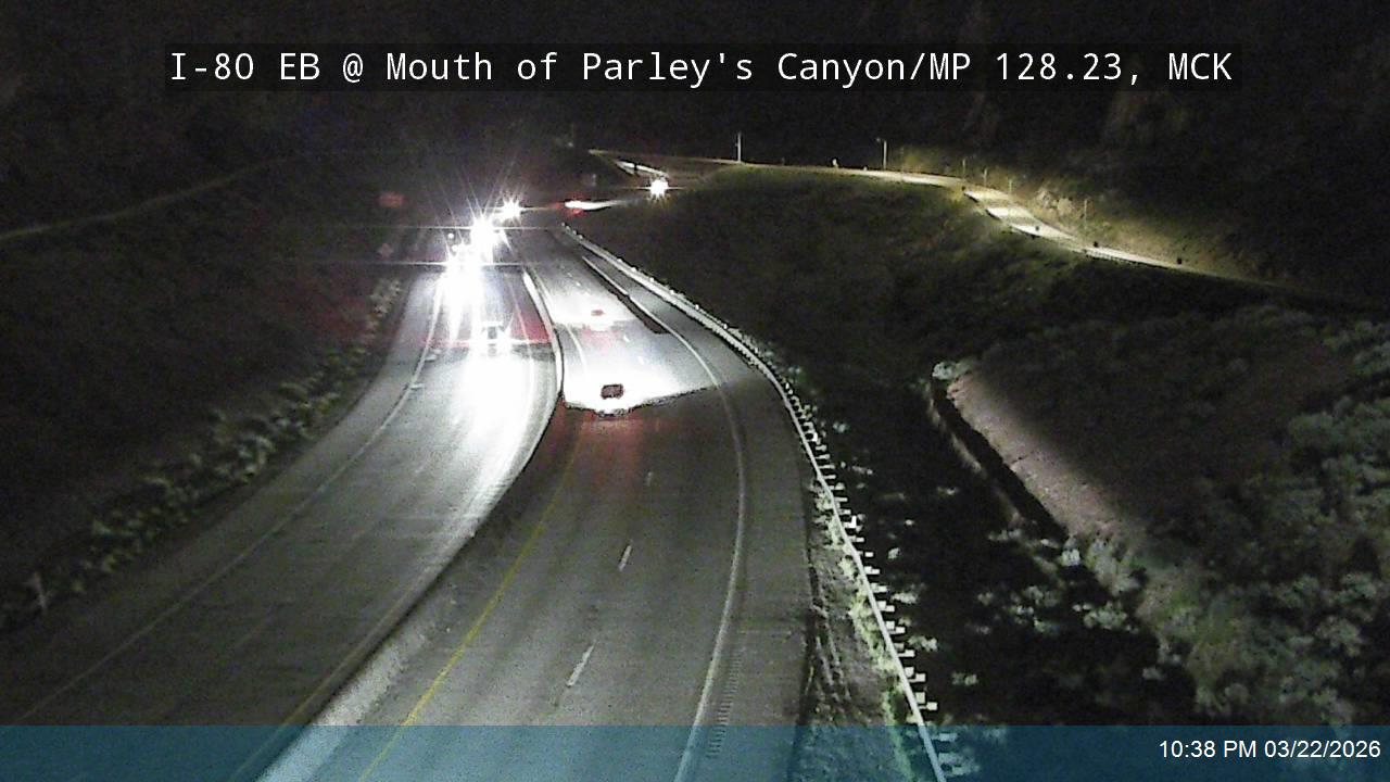 I-80 EB @ Mouth of Parleys Canyon / MP 128.23, SL live webcam
