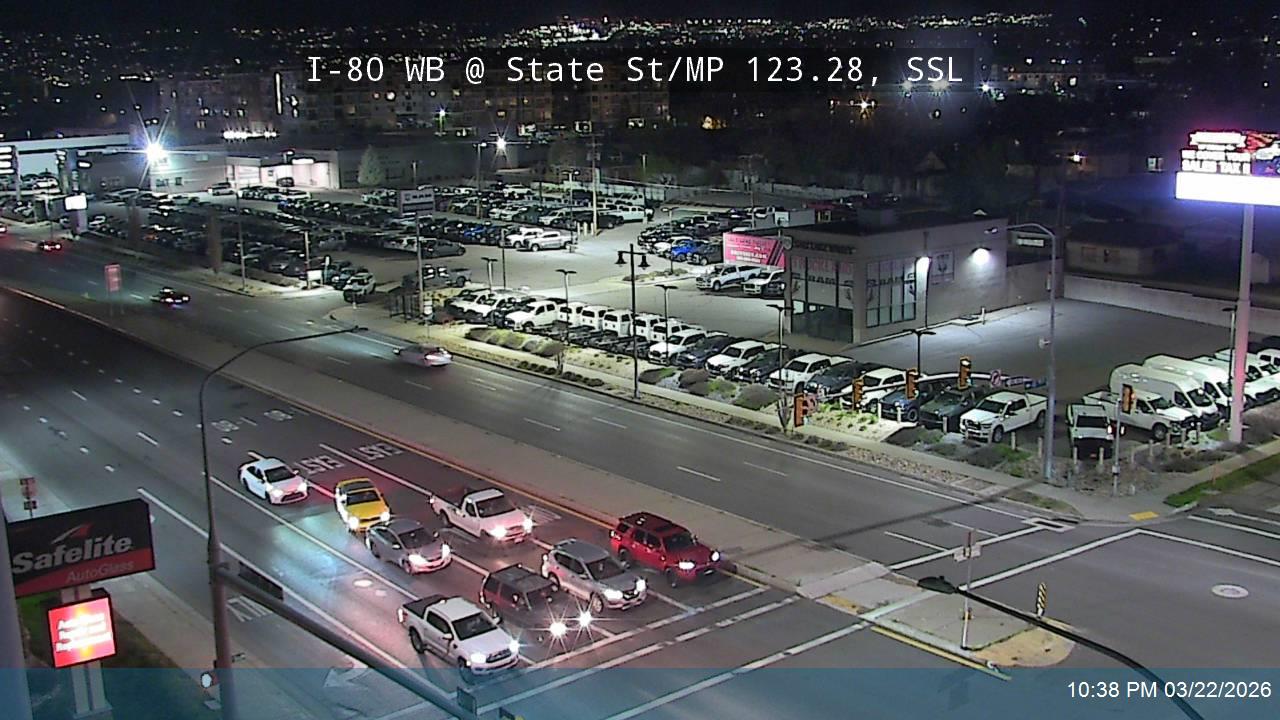 I-80 WB @ State St / US-89 / MP 123.28, SSL live webcam