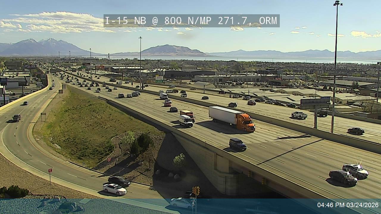 I-15 NB @ 800 N / SR-52 / MP 271.7, ORM live webcam