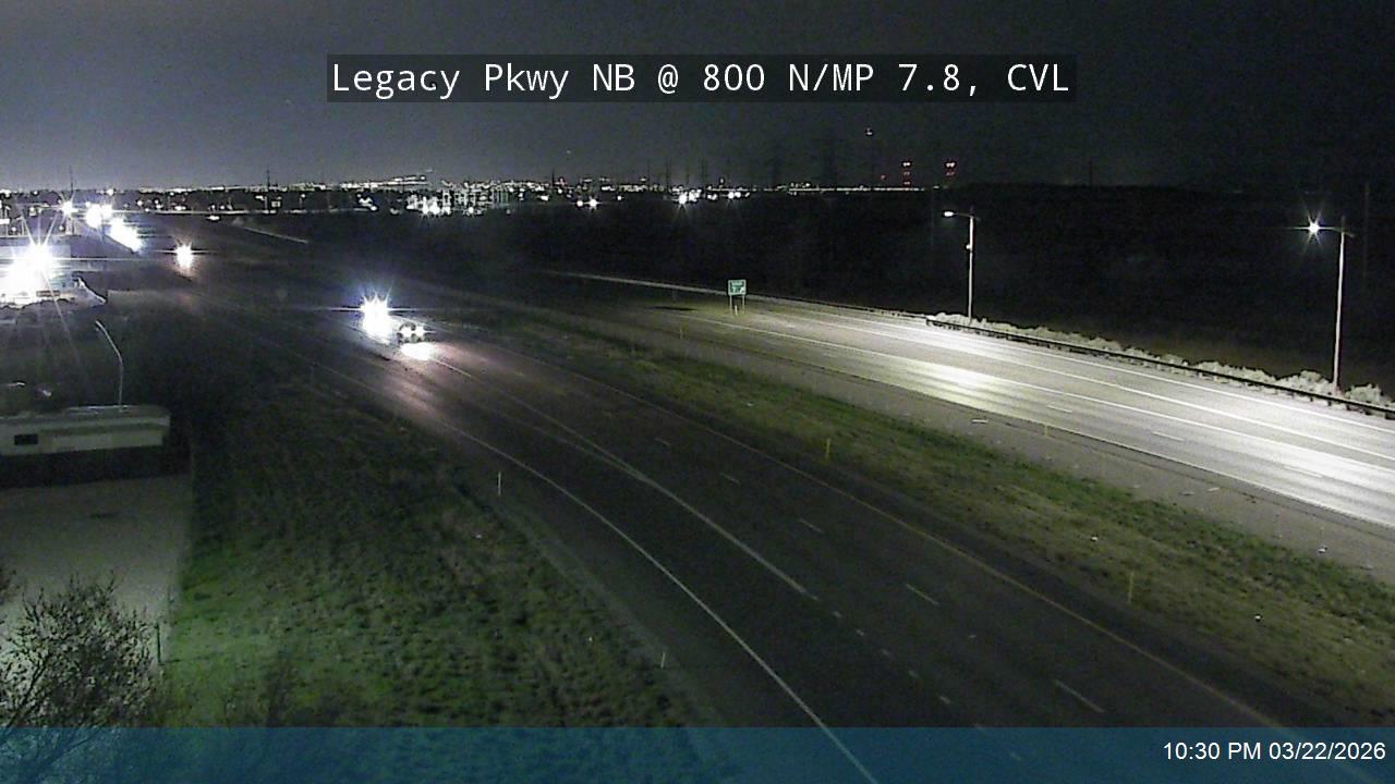 Legacy Pkwy / SR-67 NB @ 800 N / MP 7.8, CVL live webcam
