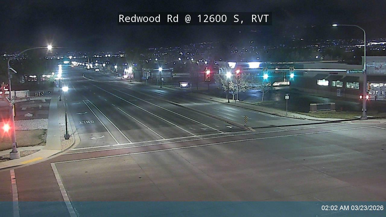 Redwood Rd / SR-68 @ 12600 S / SR-71, RVT live webcam