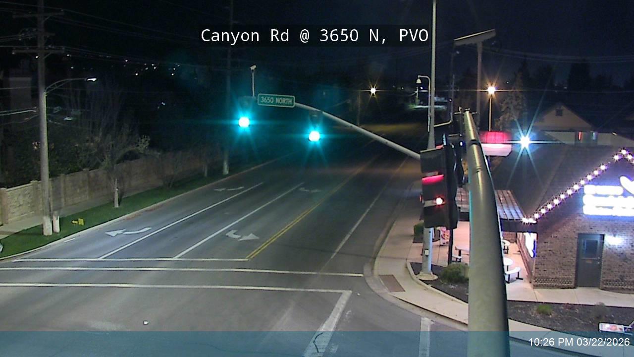Canyon Rd @ 3650 N, PVO live webcam