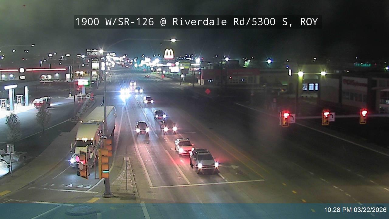 1900 W / SR-126 @ Riverdale Rd / 5300 S / SR-26, ROY live webcam
