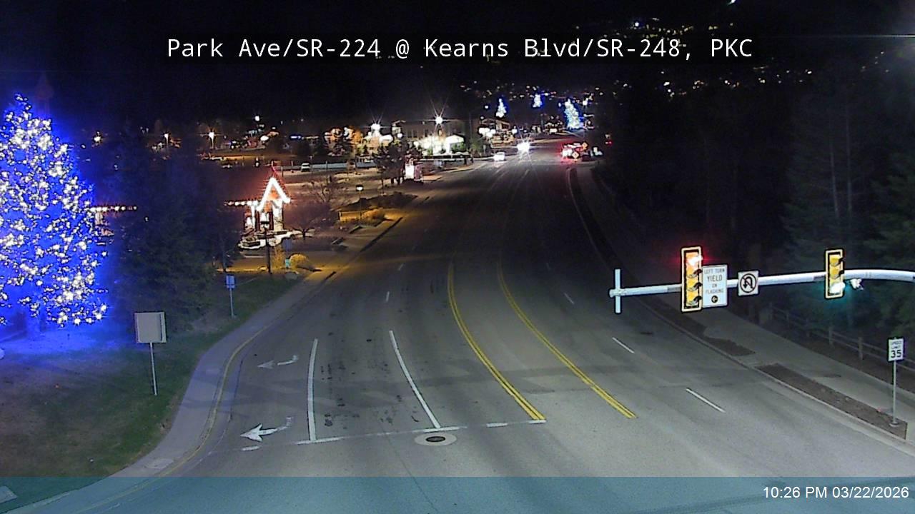 Park Ave / SR-224 @ Kearns Blvd / SR-248, PKC live webcam