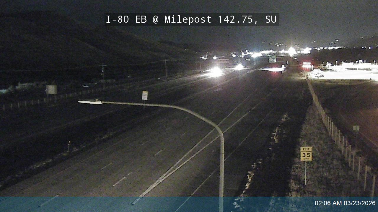 I-80 EB @ View Area / MP 142.75, SU live webcam