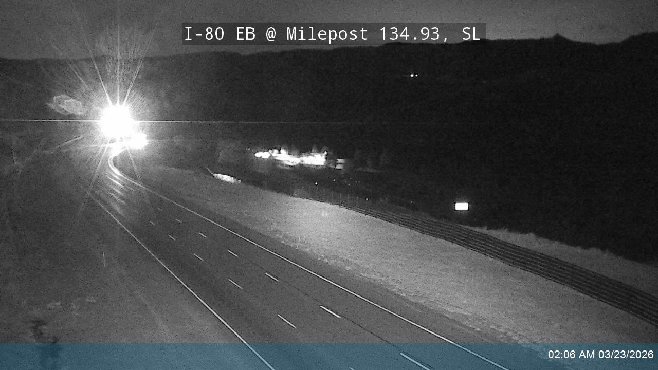 I-80 / Parleys Canyon EB @ Milepost 134.93, SL live webcam
