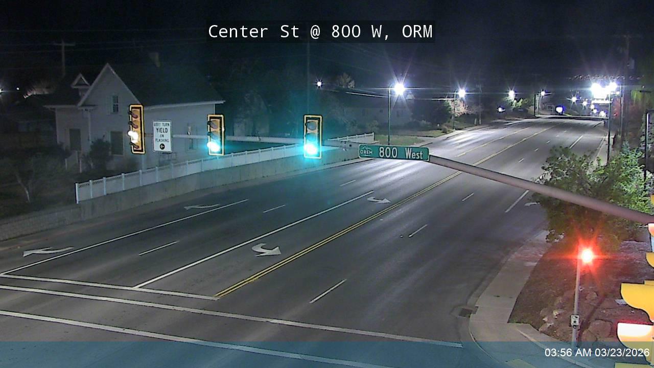 Center St @ 800 W, ORM live webcam