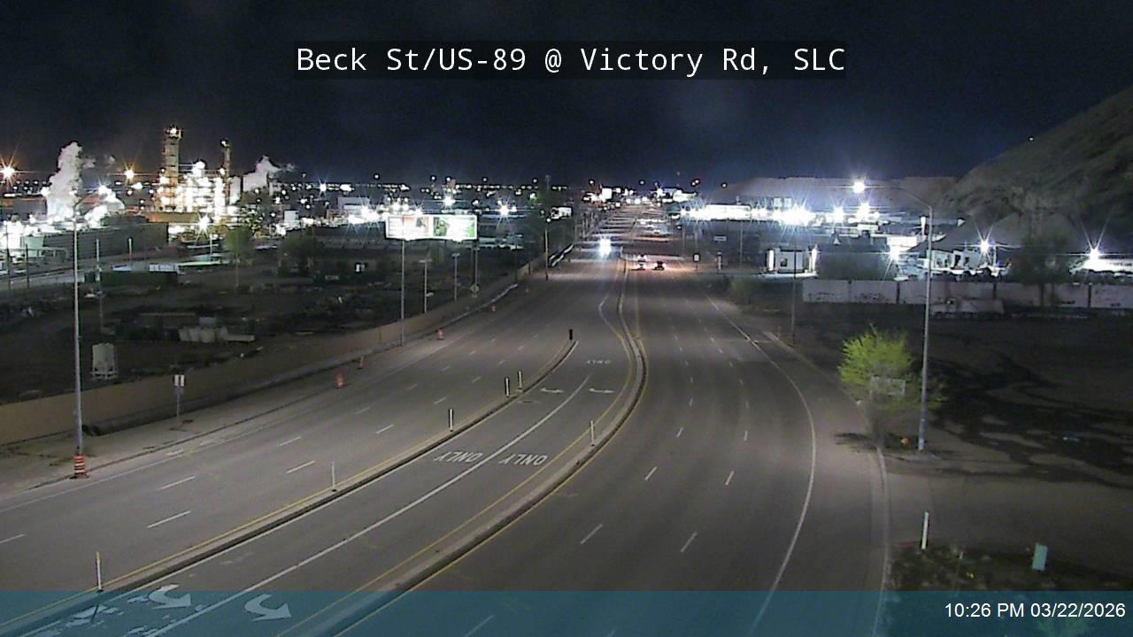 Beck St / US-89 @ Victory Rd / SR-186, SLC live webcam