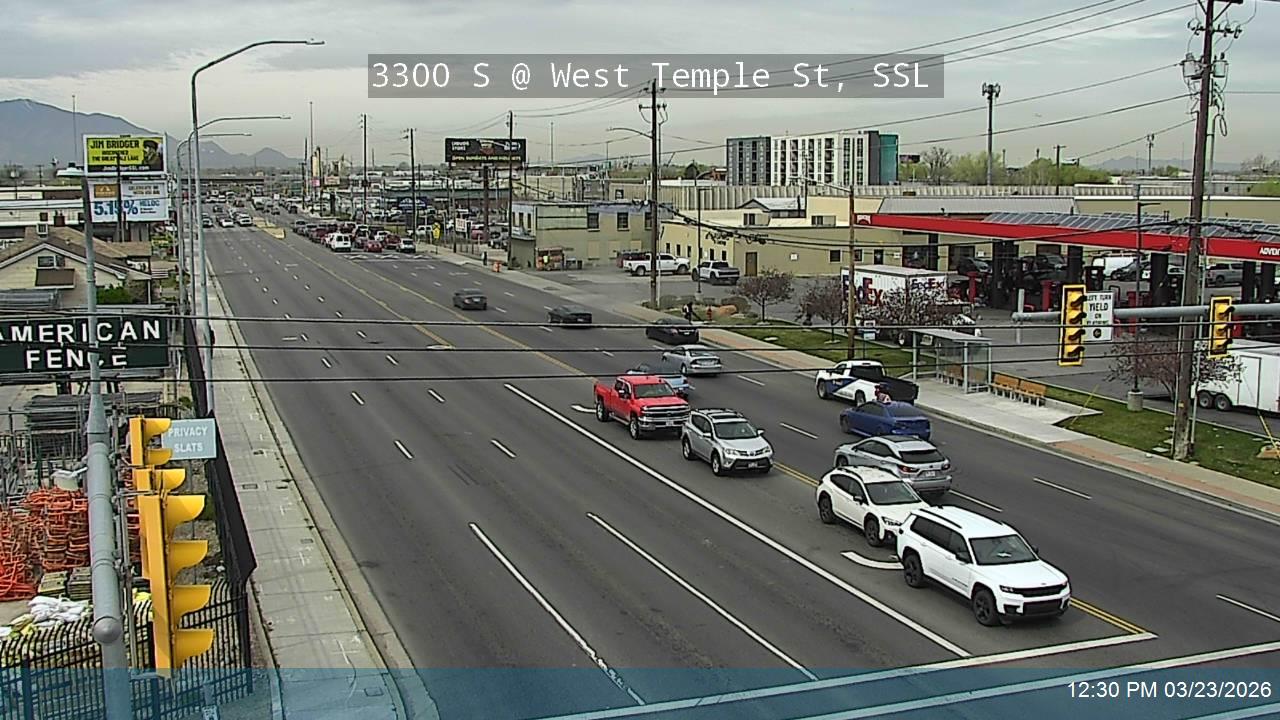 3300 S / SR-171 @ West Temple St, SSL live webcam