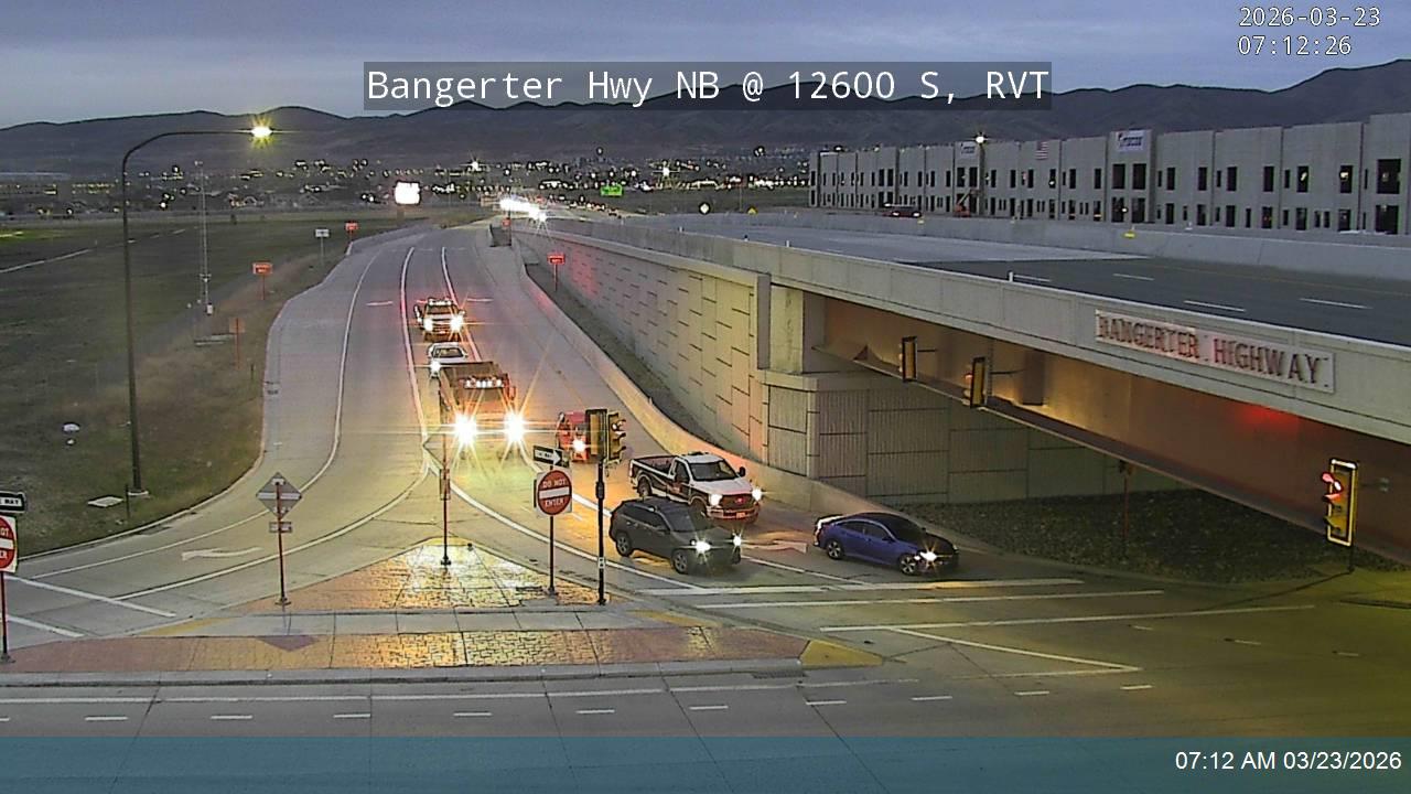 Bangerter Hwy / SR-154 NB @ 12600 S / SR-71, RVT live webcam