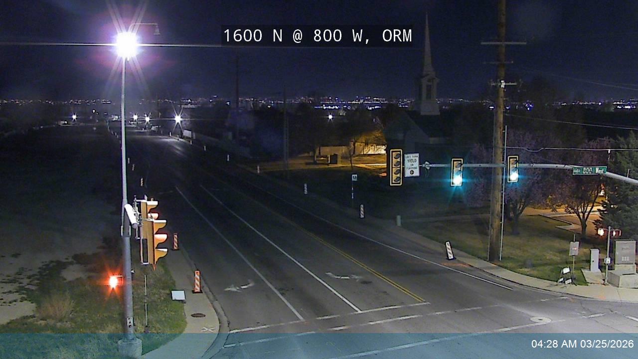 1600 N @ 800 W, ORM live webcam