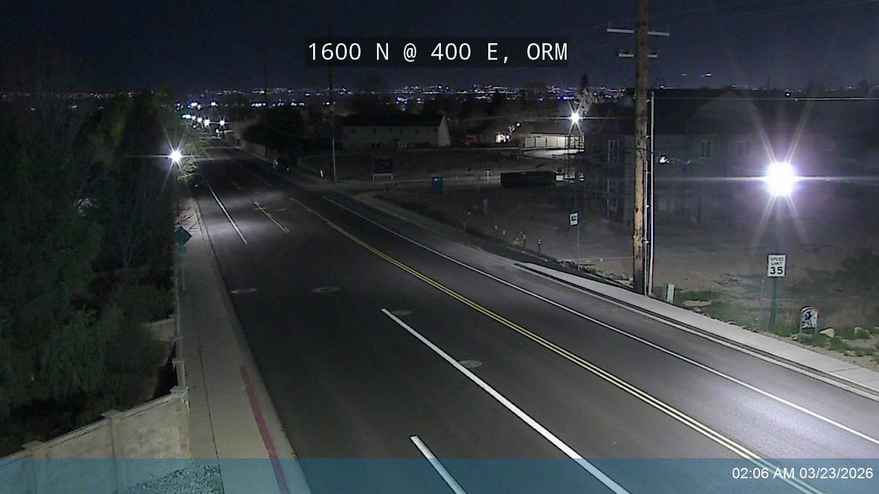1600 N @ 400 E, ORM live webcam