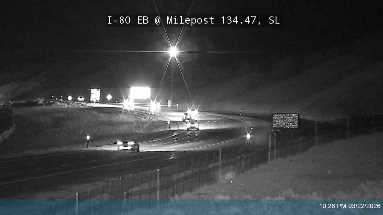I-80 / Parleys Canyon EB @ Milepost 134.47, SL live webcam