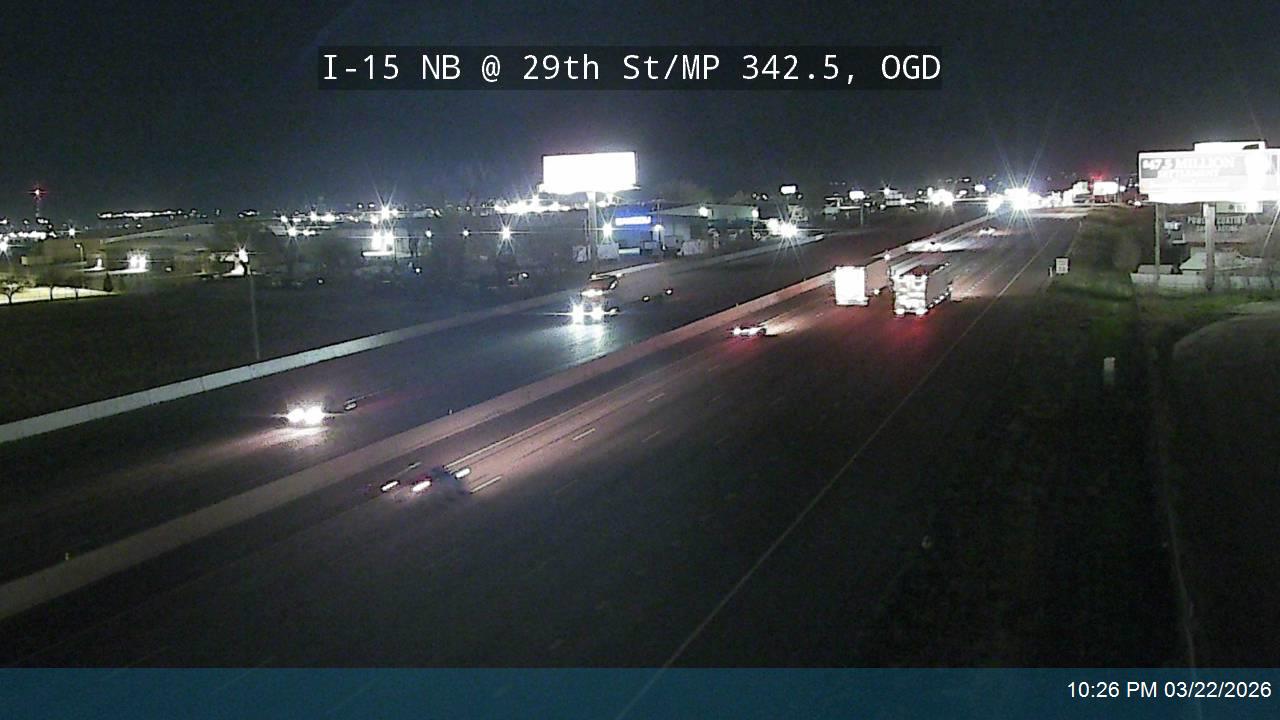 I-15 NB @ 29th St / MP 342.5, OGD live webcam