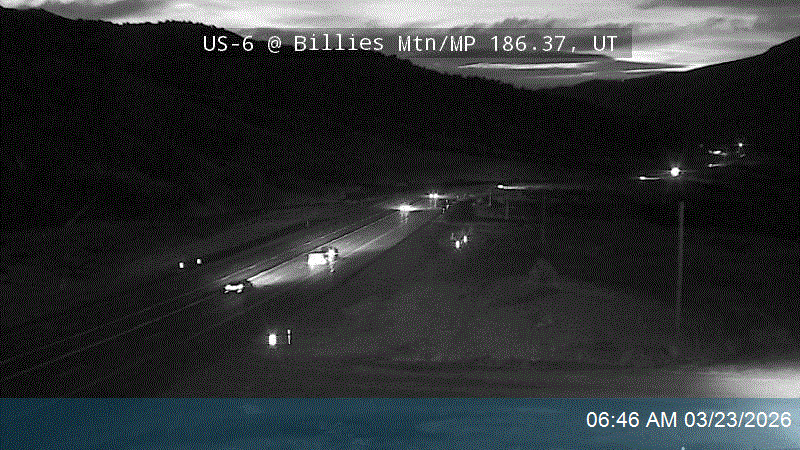 US-6 @ Billies Mtn / MP 186.37, UT live webcam