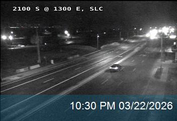 2100 S @ 1300 E, SLC live webcam