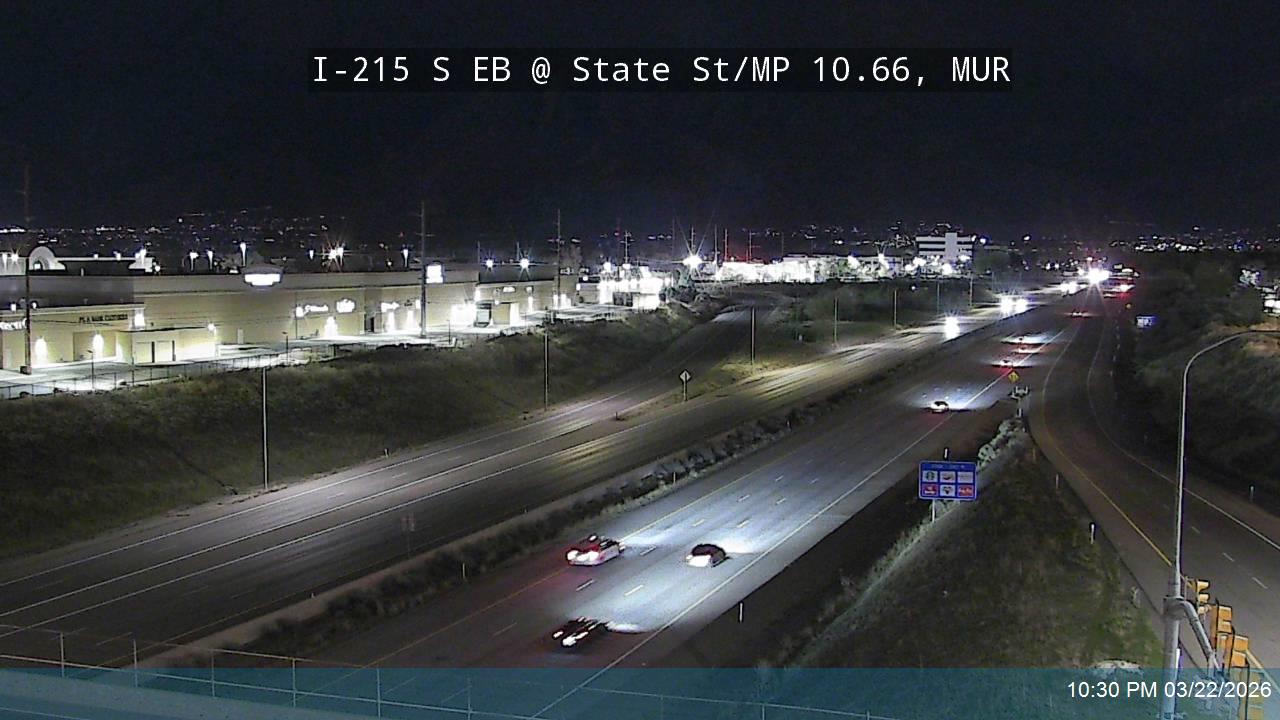I-215 S EB @ State St / US-89 / MP 10.66, MUR live webcam