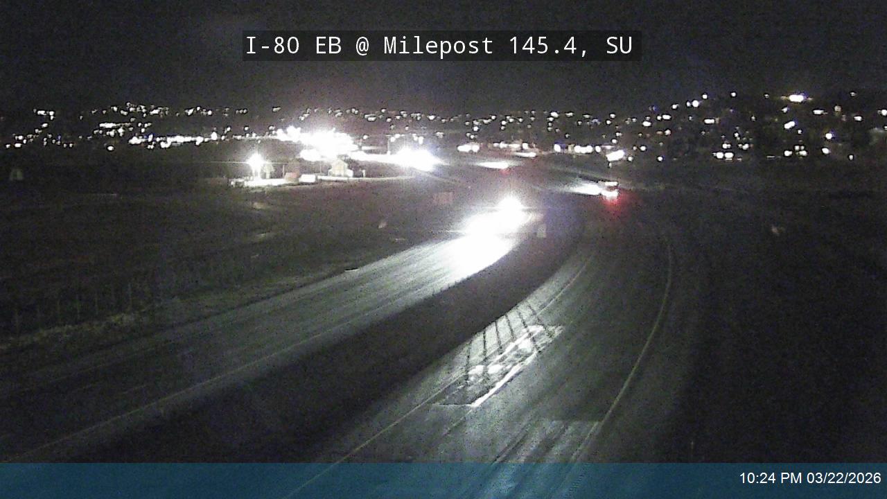 I-80 EB @ West of US-40 / MP 145.4, SU live webcam