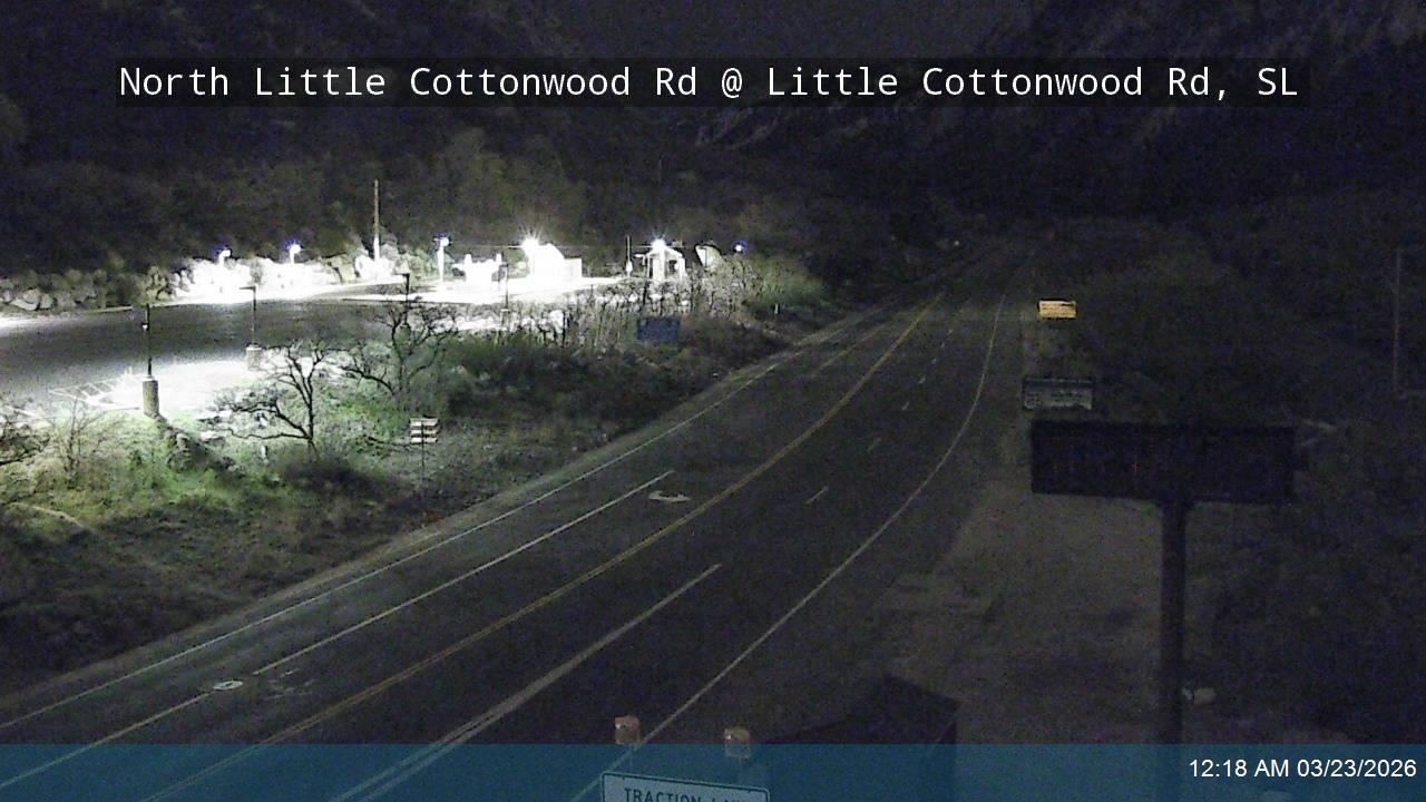 North Little Cottonwood Rd / Little Cottonwood Canyon Rd / SR-210 @ Little Cottonwood Rd / SR-209, SL live webcam