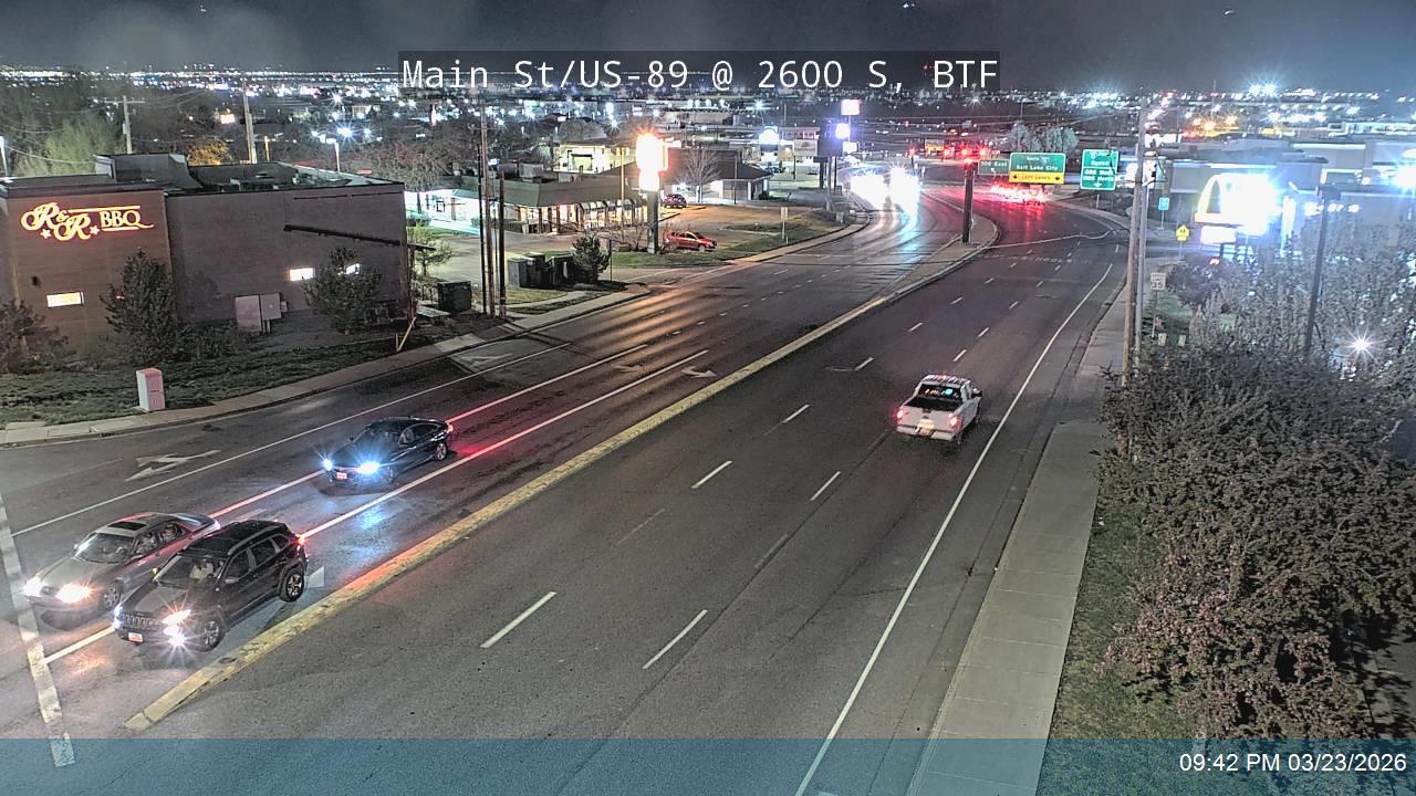 Main St / US-89 @ 2600 S / SR-93, BTF live webcam