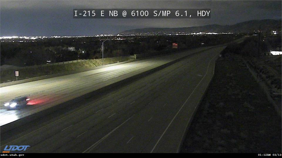 I-215 E NB @ 6100 S / MP 6.1, HDY