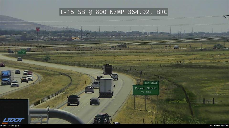 I-15 SB @ 800 N / MP 364.92, BRC