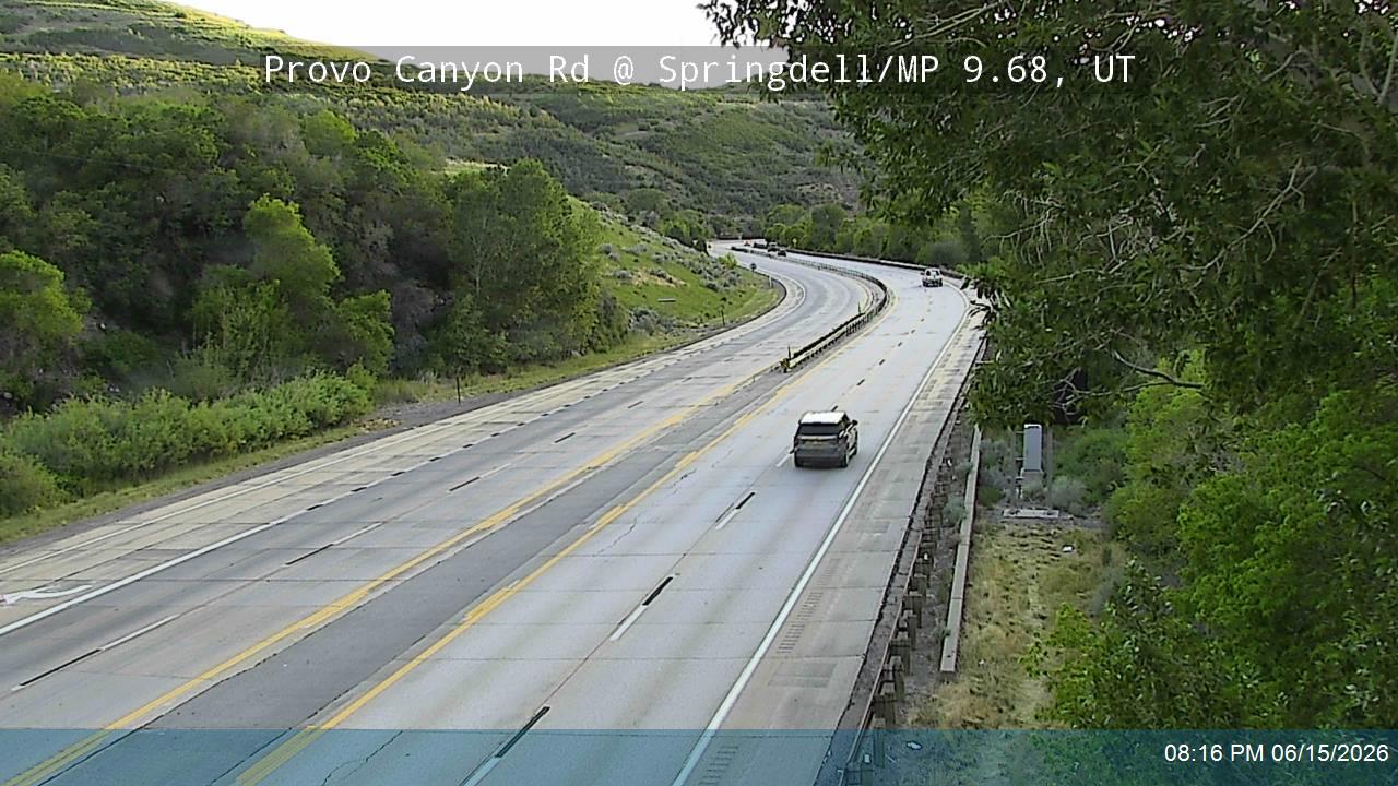 Provo Canyon Rd / US-189 @ Springdell / MP 9.68, UT