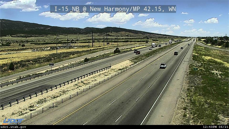 I-15 NB @ New Harmony / MP 42.15, WN