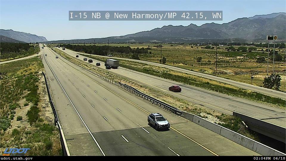 I-15 NB @ New Harmony / MP 42.15, WN