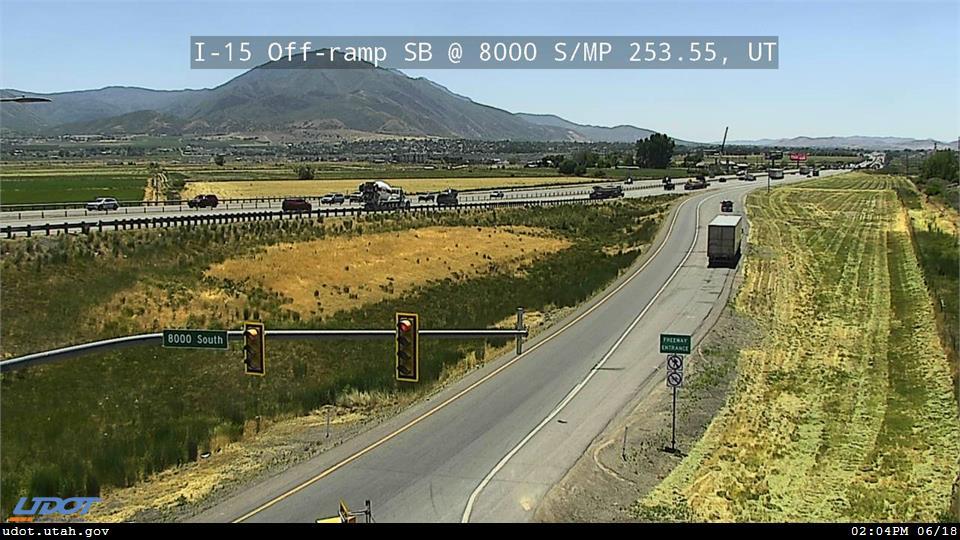 I-15 Off-ramp SB @ 8000 S / SR-164 / MP 253.55, UT