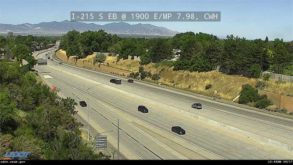 I-215 S EB @ 1900 E / MP 7.98, CWH