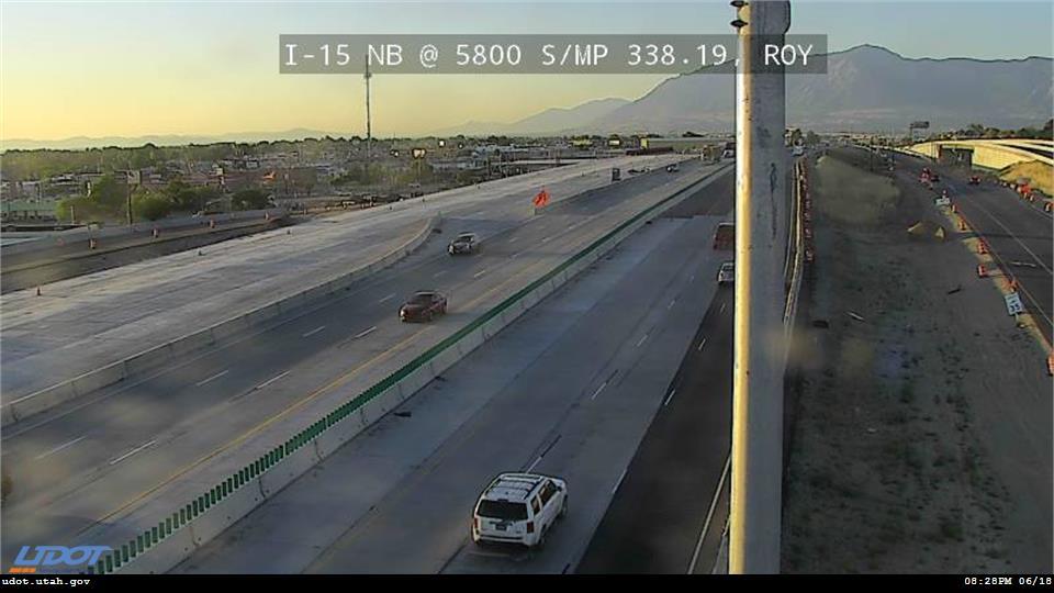 I-15 NB @ 5800 S / MP 338.19, ROY